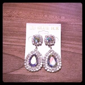 Brand new AB crystal earrings
